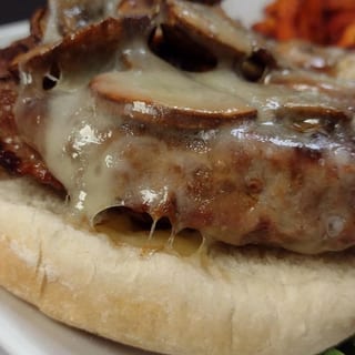 Mushroom Swiss Burger