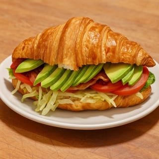 BLT Avocado Croissandwich