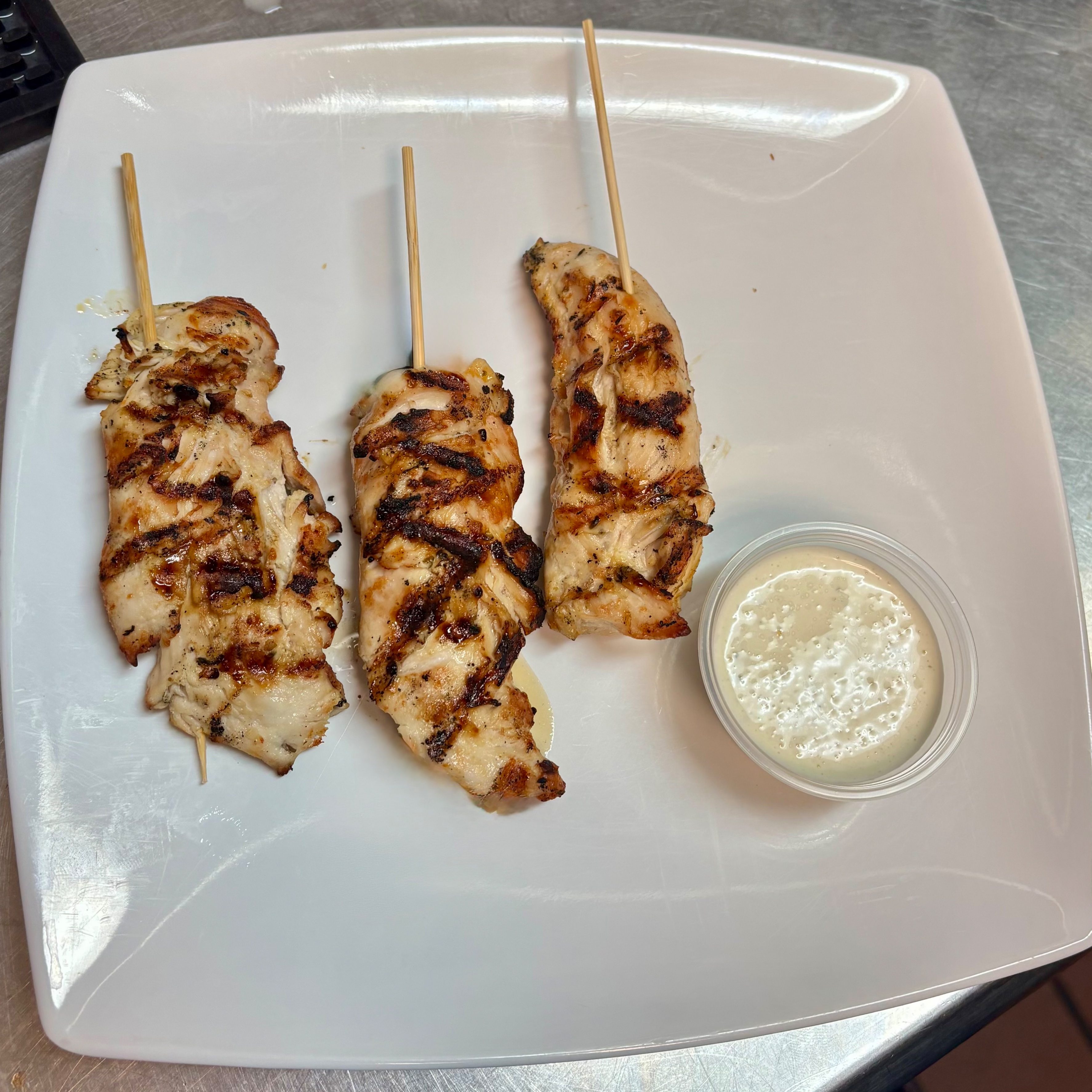 Chicken Skewers.