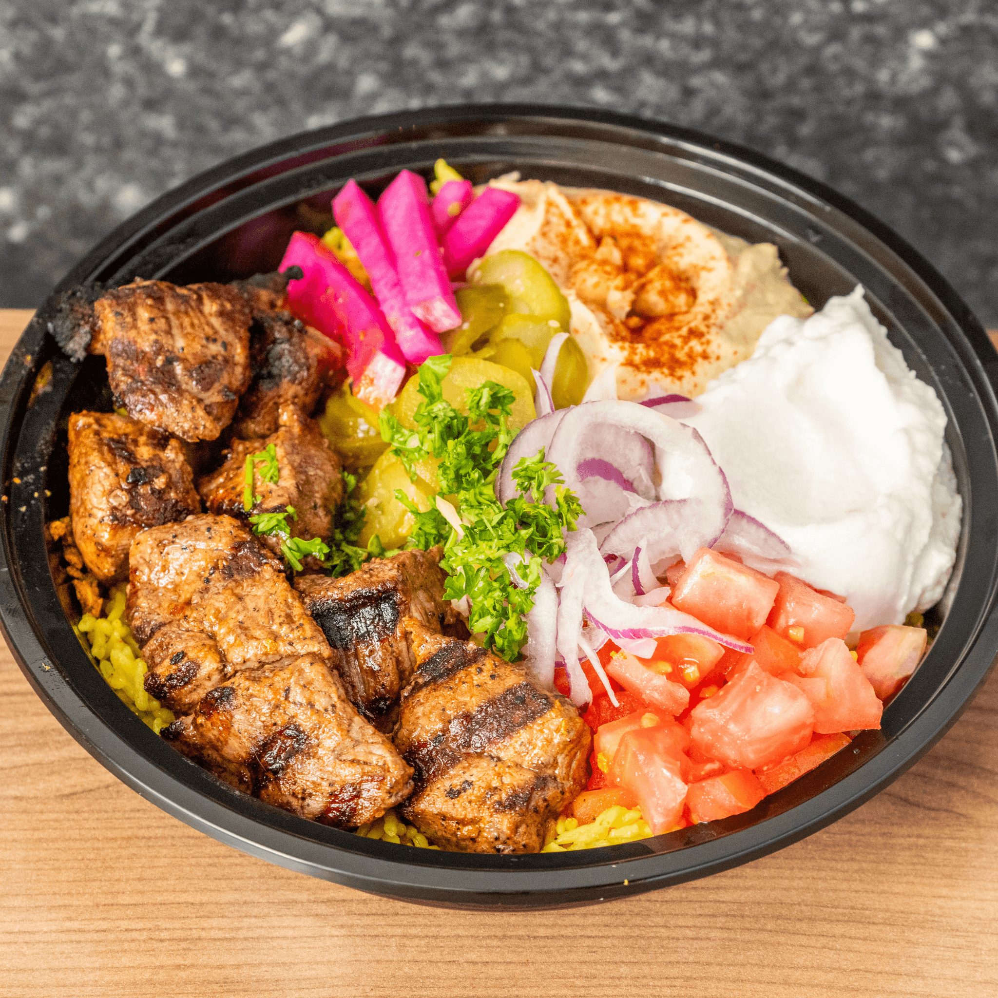 Lamb Kebab Bowl.