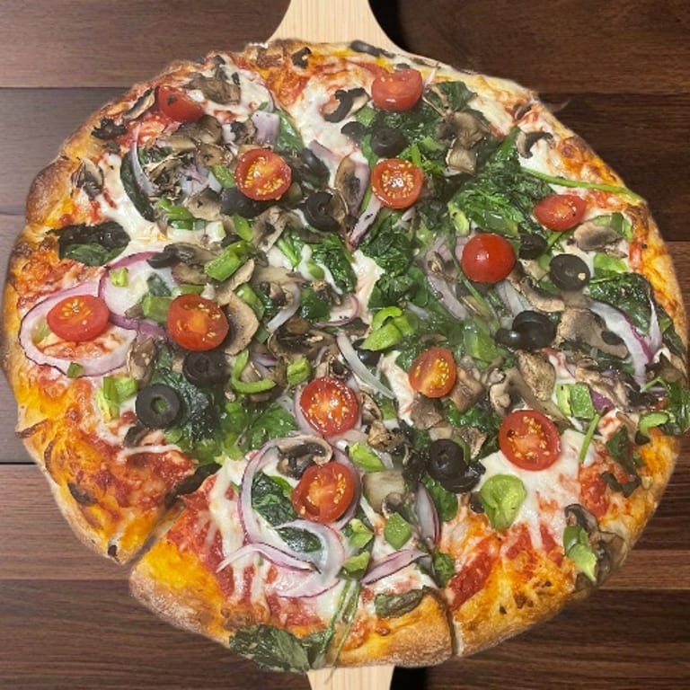 Delicious Veggie Pizza and More!