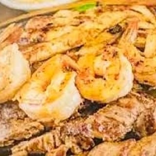 Pollo Asado con Camarones (Shrimp)