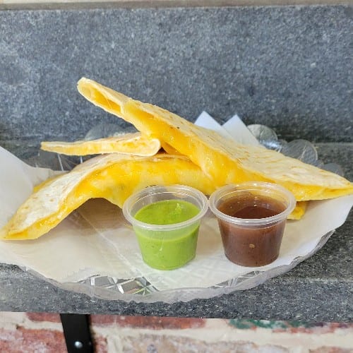 Cheese Quesadilla.