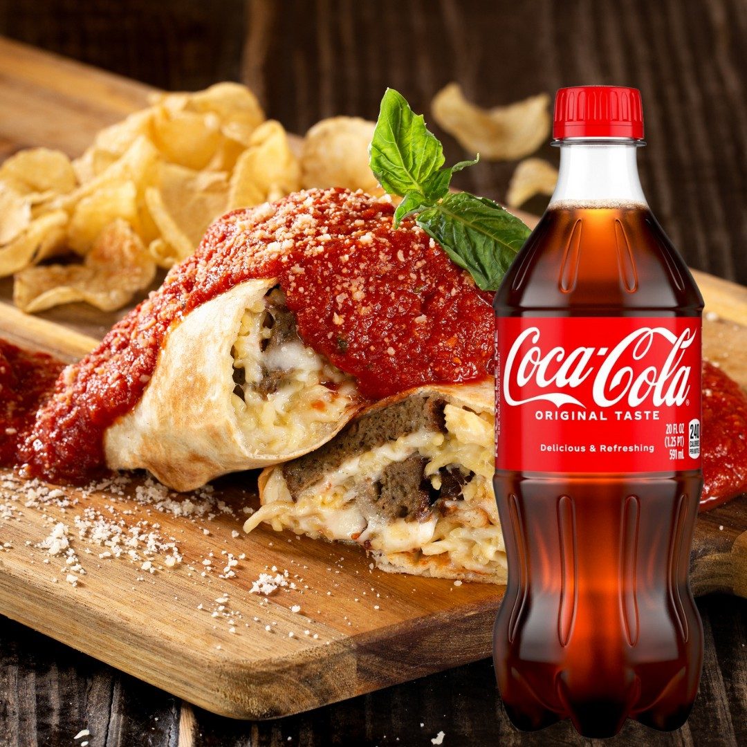 Spaghetti Pie Panino Combo.