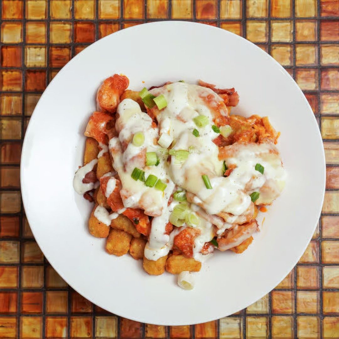 Buffalo Chicken Mac & Cheese.