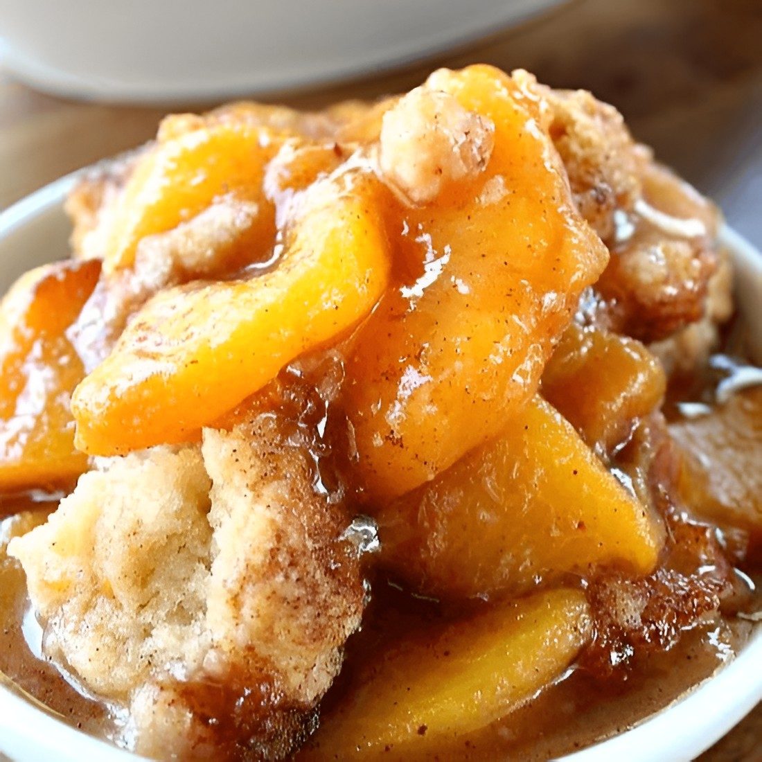 Peach Cobbler.