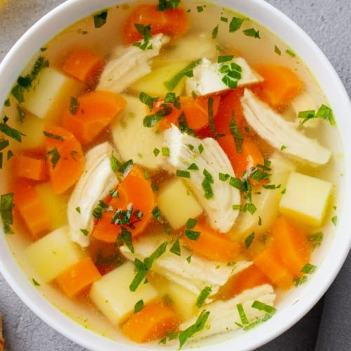 Chicken Noodles Soup.