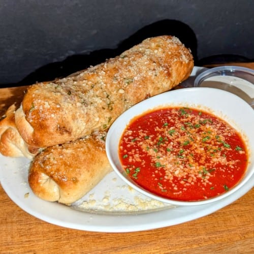 Stuffed Chicken or Pepperoni Breadsticks.