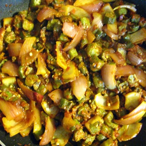 Bhindi Masala (Vegan).