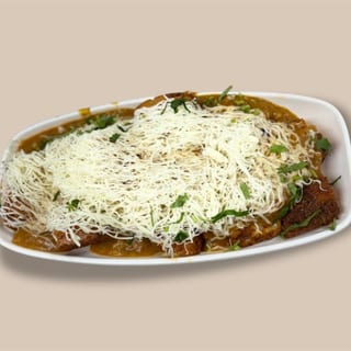 Cheese Masala Pav Mixed With Bhaji