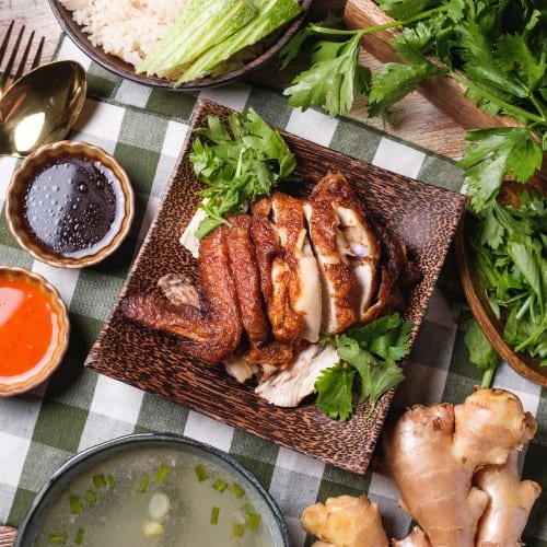 Barbecue Roasted Duck.