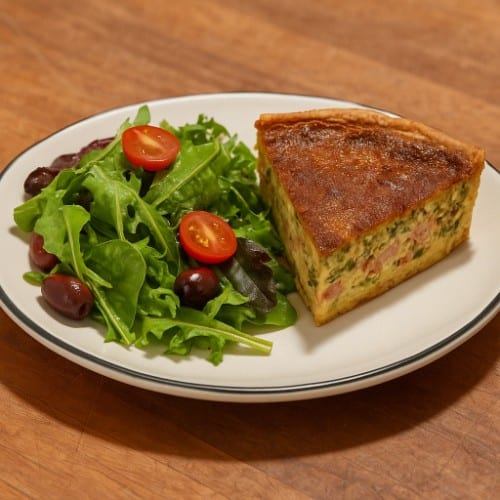 Vegetarian Quiche.