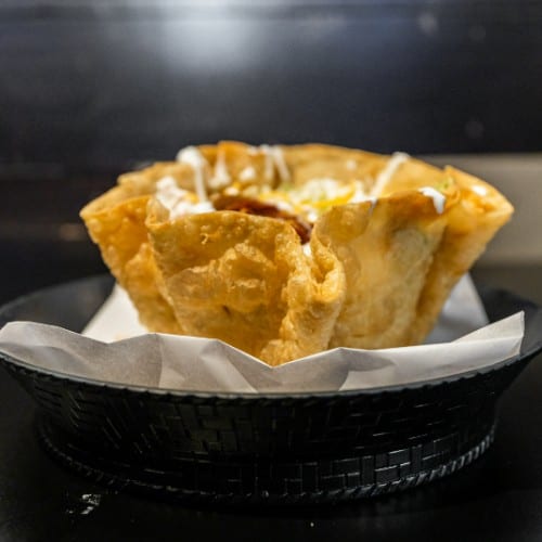 Pollo Asado Taco Salad.