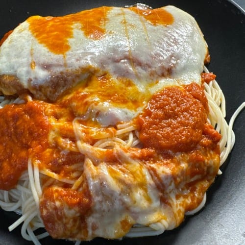 Veal Parmigiana.