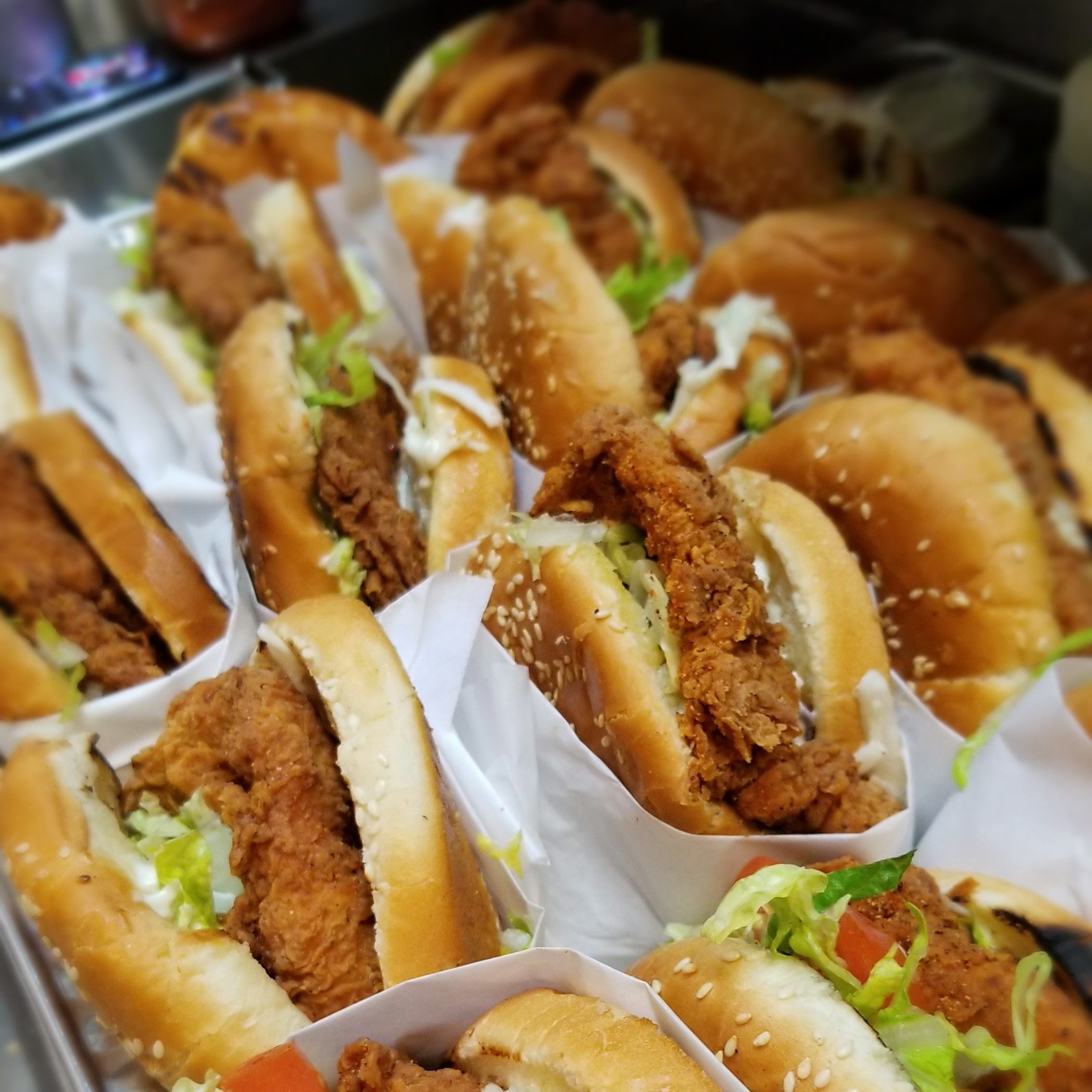 Fried Chicken Sammich.