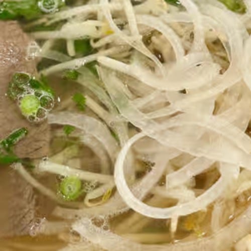 4. Phở Chín / Well-Done Brisket Pho.
