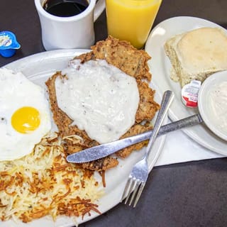 Chicken Fried Steak with 2 Eggs