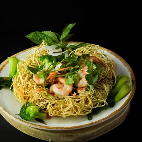 38D Shrimp Chow Mein.