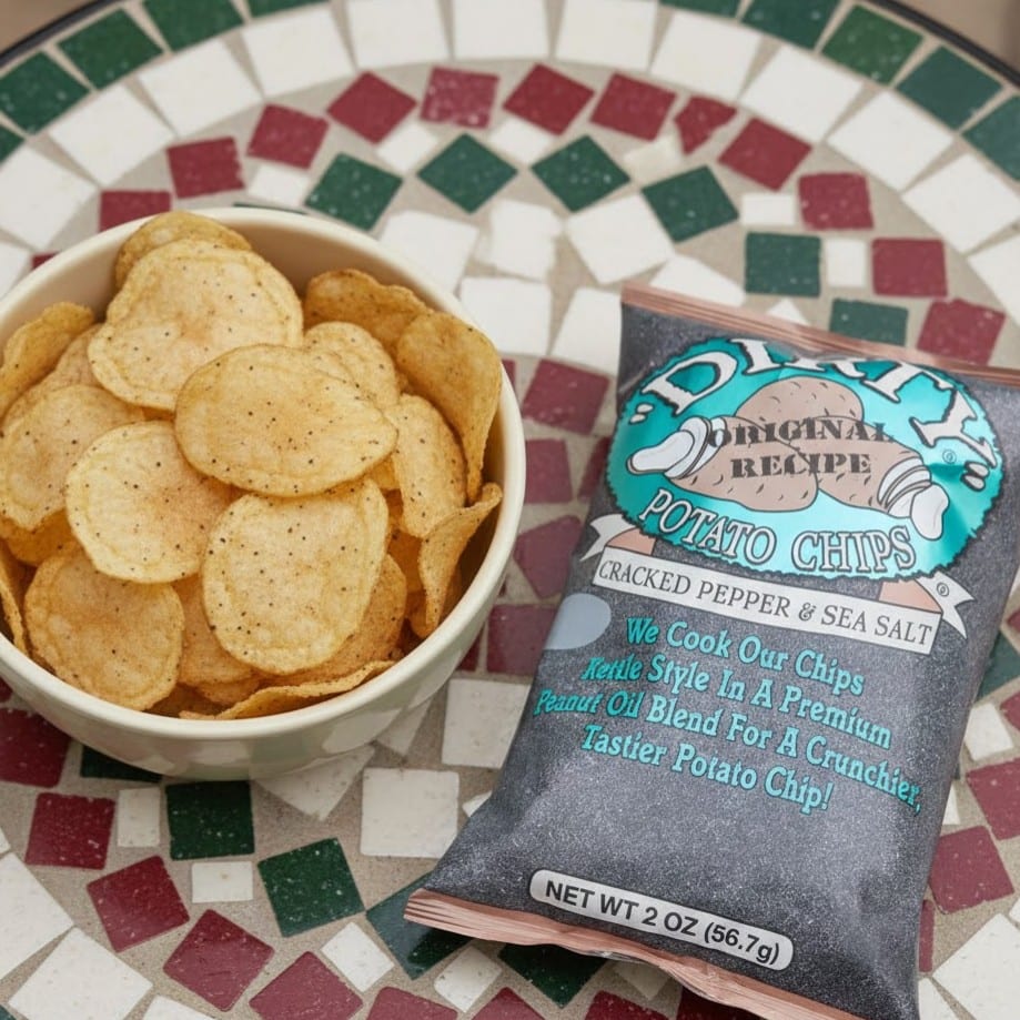 Cracked Black Pepper & Sea Salt.