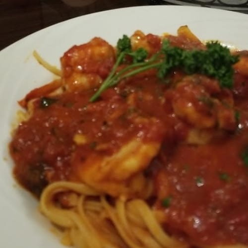 Shrimp Marinara.