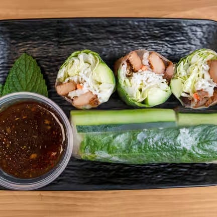Grilled Chicken Summer Roll (Thit Ga Cuon).