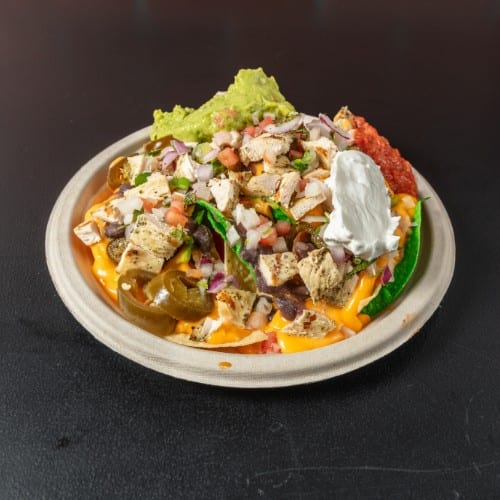 Chicken Nacho Platter.