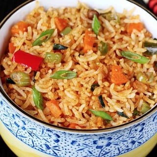 Schezwan Vegetable Fried Rice