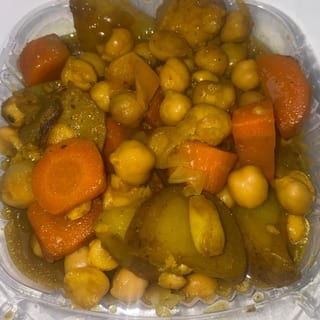 Coconut Curry Tofu and Chickpeas