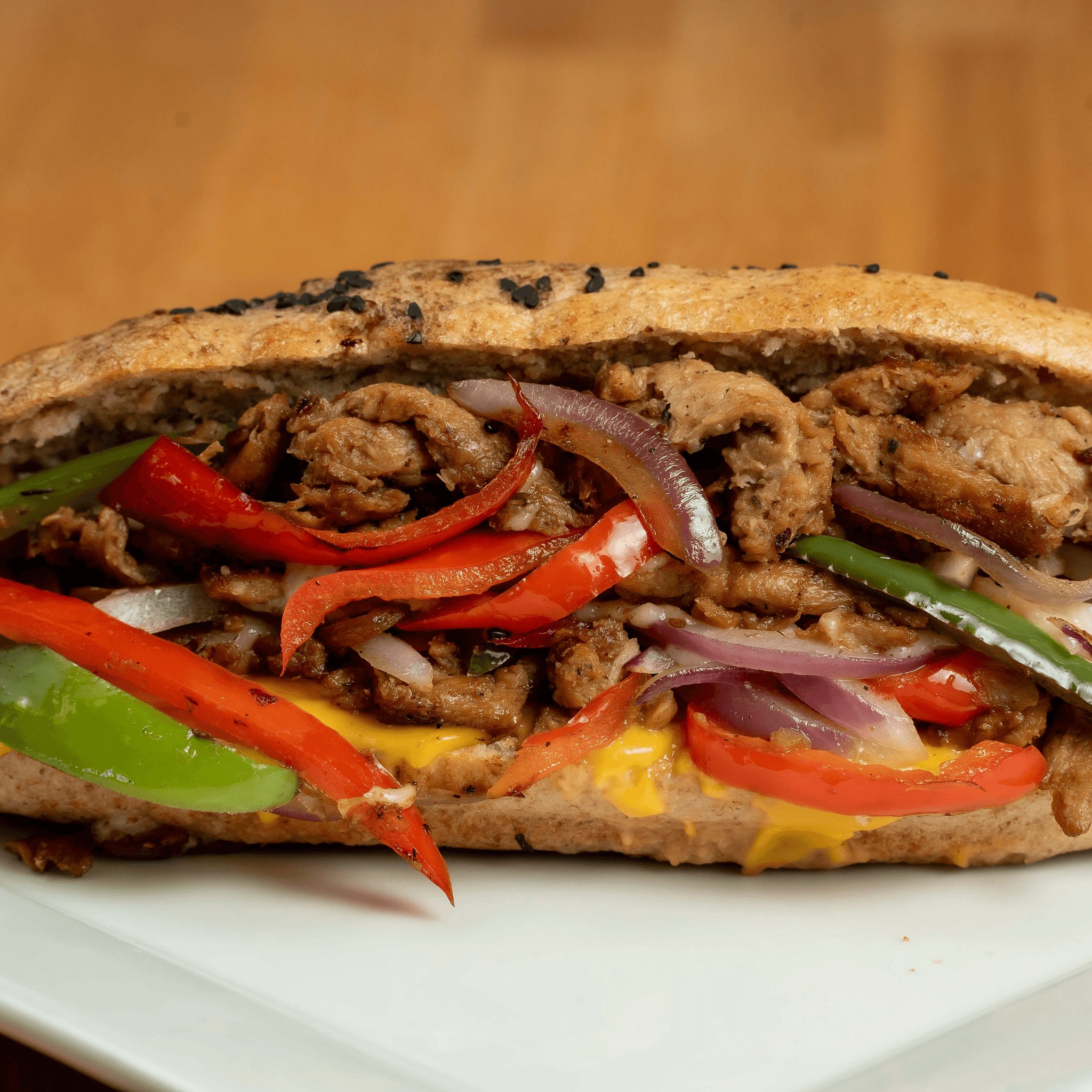 Gluten Free Philly Cheese steak (6").