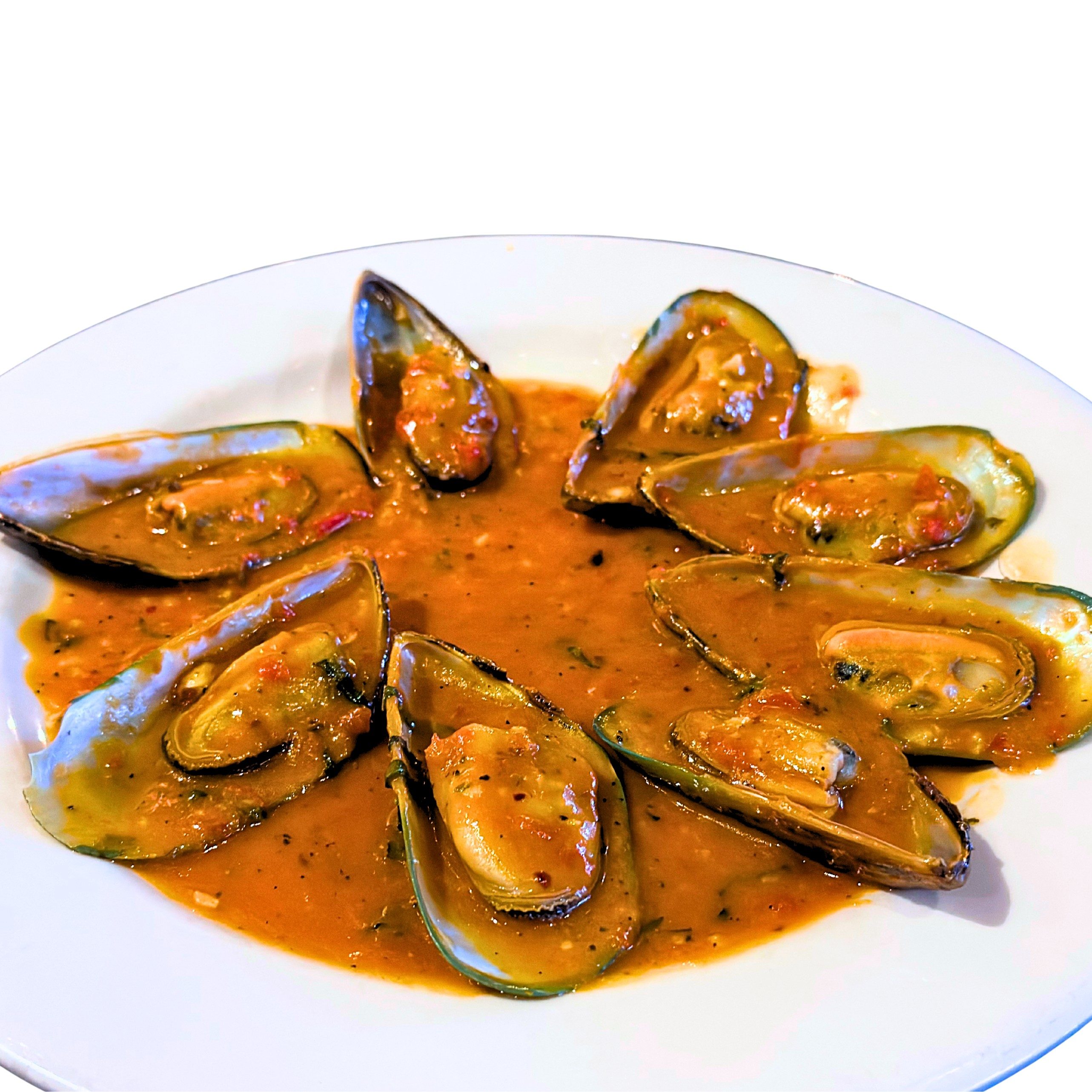 Mussels Marinara.