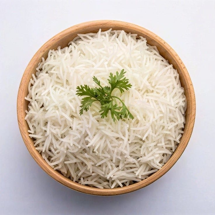 Basmati Steamed Rice.