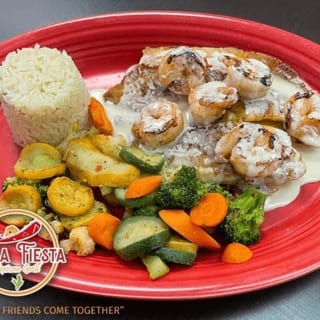 Tilapia and Shrimp Plate