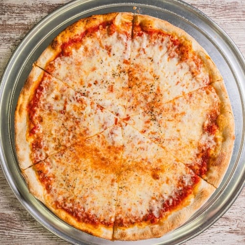 12” Plain Cheese Pizza.