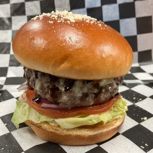 My Boy Blue Stuffed Burger.