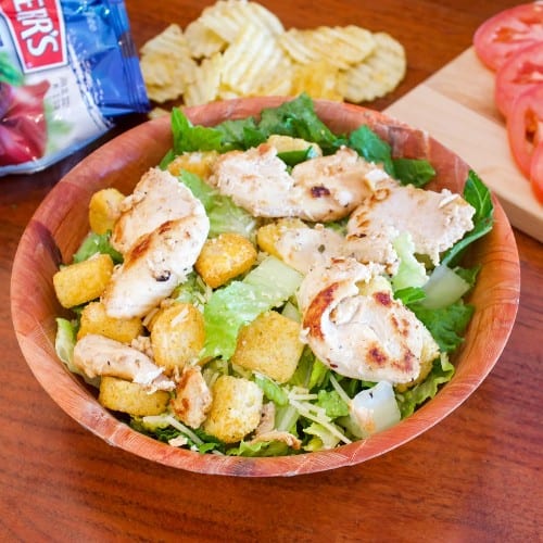Chicken Caesar Salad.