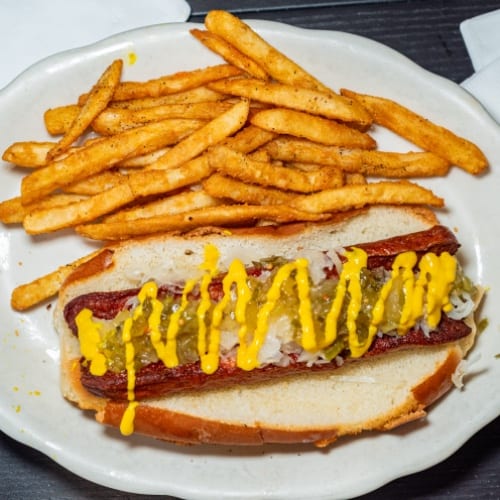 Georgia Red Hot/Fries.