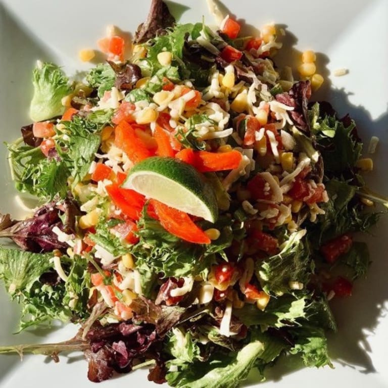 Fresh Salads: Mexican Fusion and Seafood Options