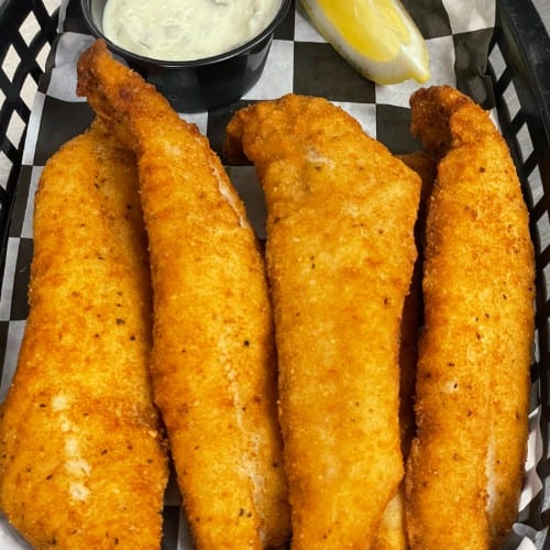 Crispy Perch Basket.