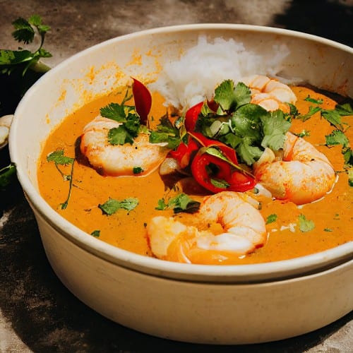 Fish or Shrimp Curry (GF).