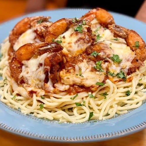 Shrimp Parmigiana (Entree).