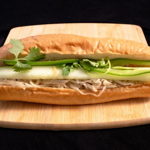 H9. Shredded Pork Skin Banh Mi.