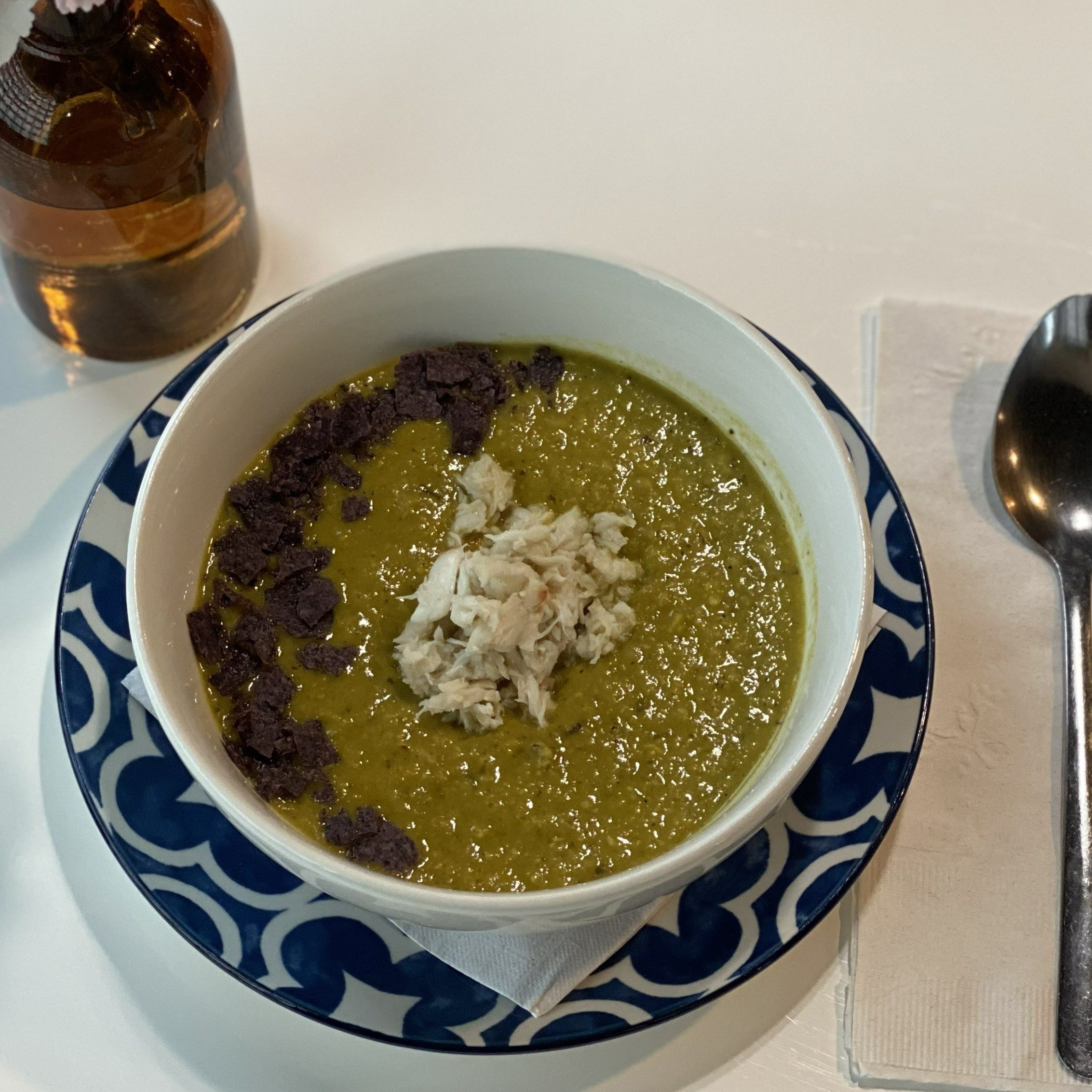 ROASTED CORN + POBLANO CRAB BISQUE CUP - 8oz.