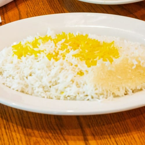 Plain Basmati Rice.