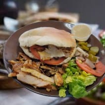 Chicken Shawarma Pita.