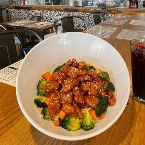 Sesame Chicken Bowl.