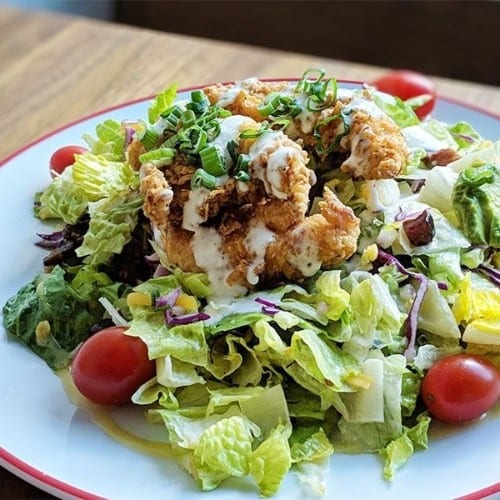 Fried Chicken Salad.
