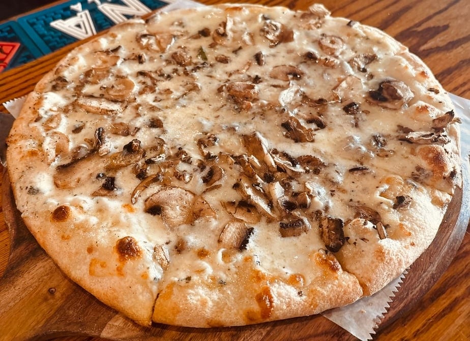 Rustic Ricotta Pizza.