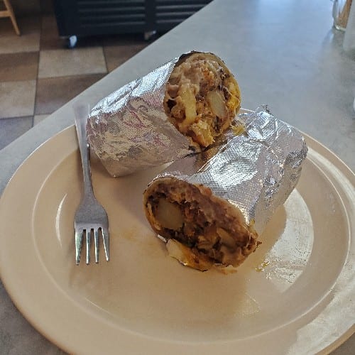 Super Breakfast Burrito.