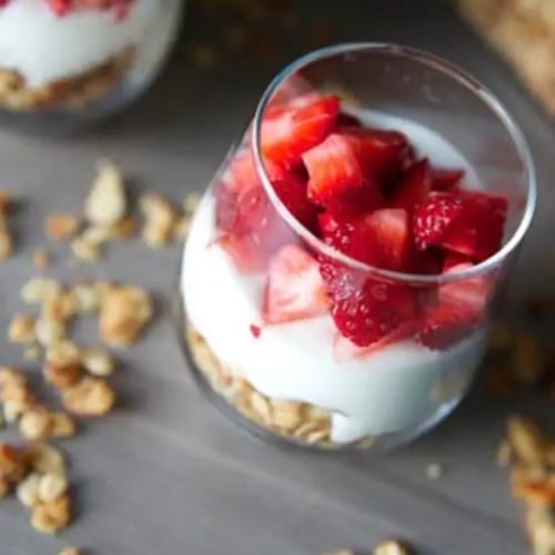 Fresh Fruit & Yogurt.