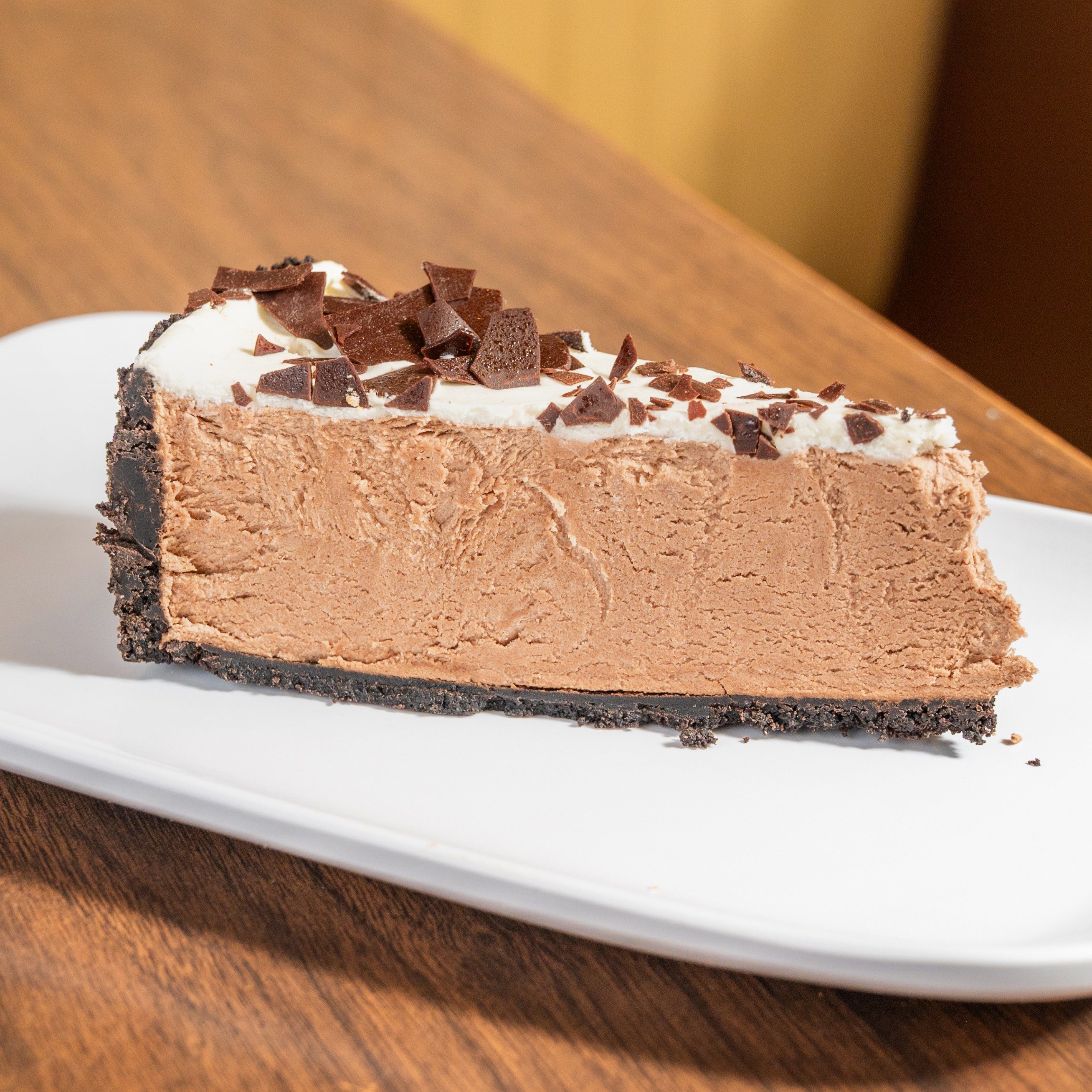Chocolate Mousse Cake.